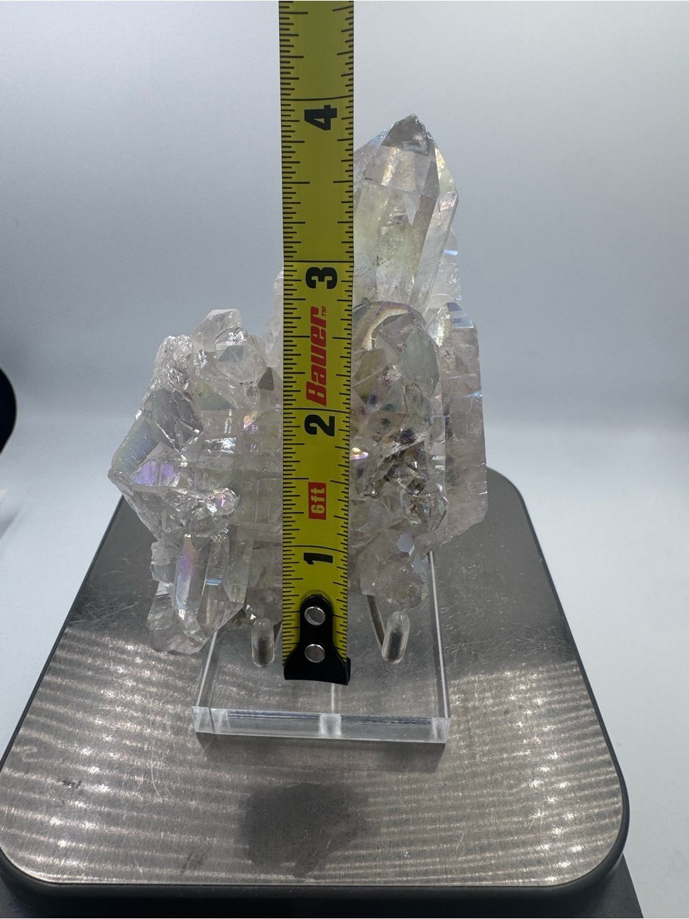 Aura Quartz Crystal Cluster - Brazil - Picture 7 of 8